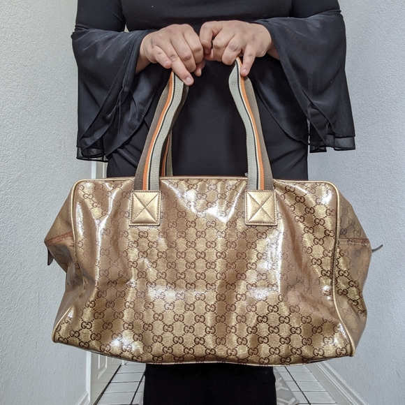 Gucci Handbags - Gucci Boston Bag Gold